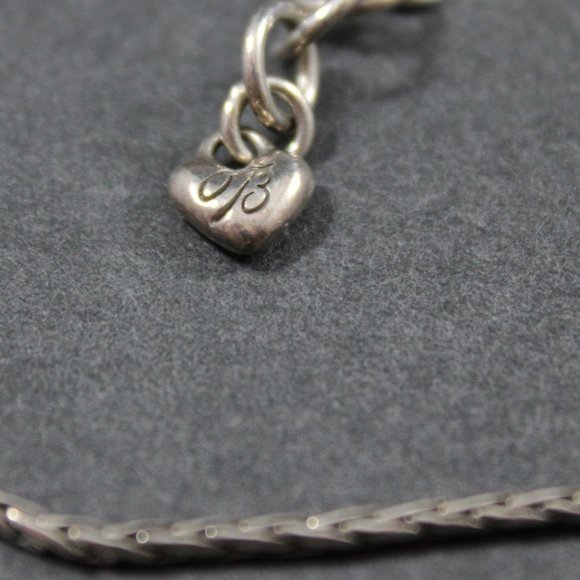 Brighton Clip ID Badge Floating Crystal Heart Long - Picture 4 of 5